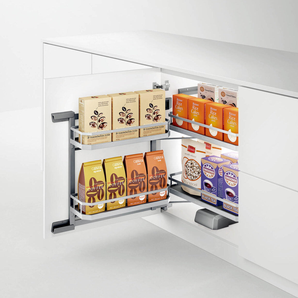 Caro Series Base Cabinet Mini Pantry Roll-Out