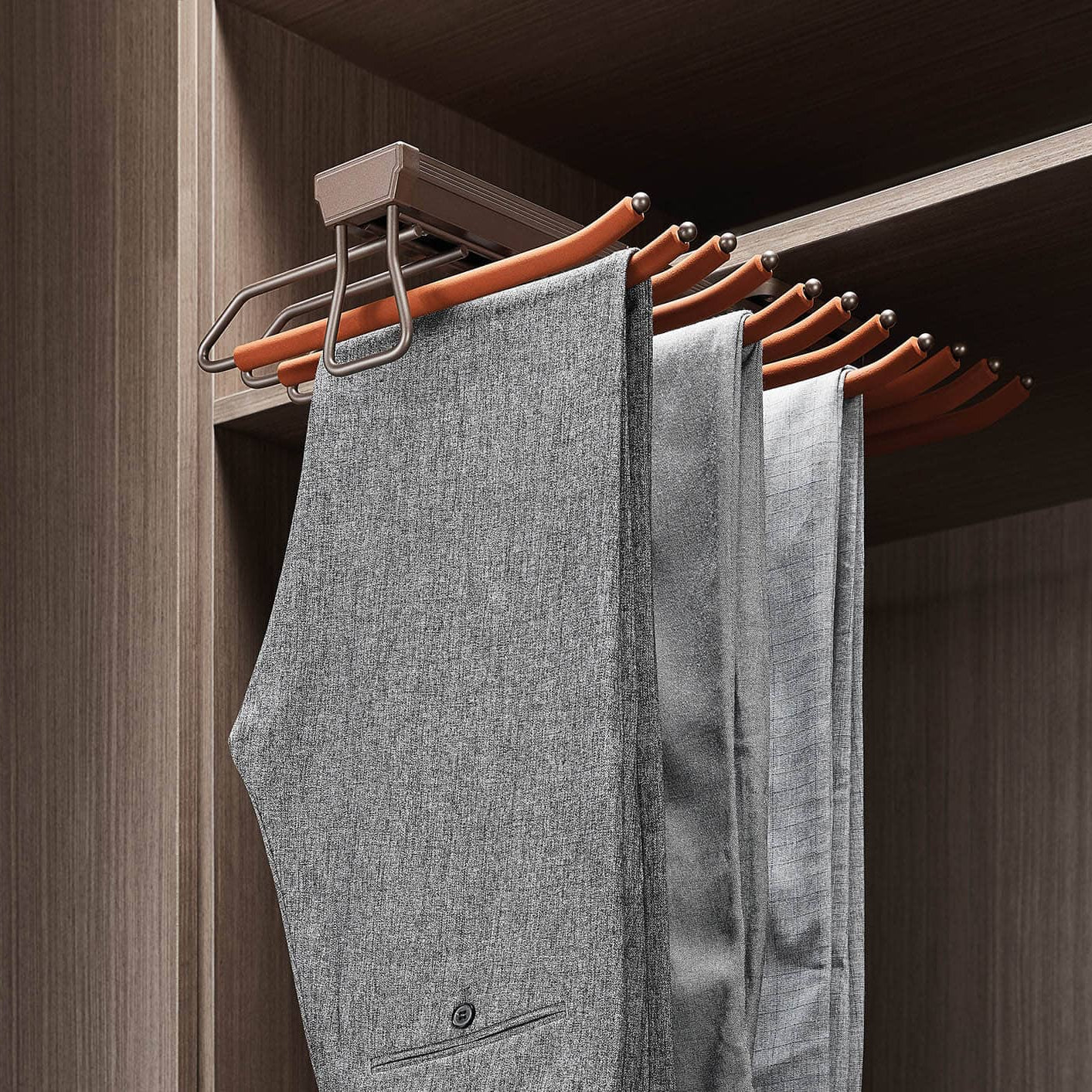 Ralphie Series Soft Close Top-install Trousers Rack