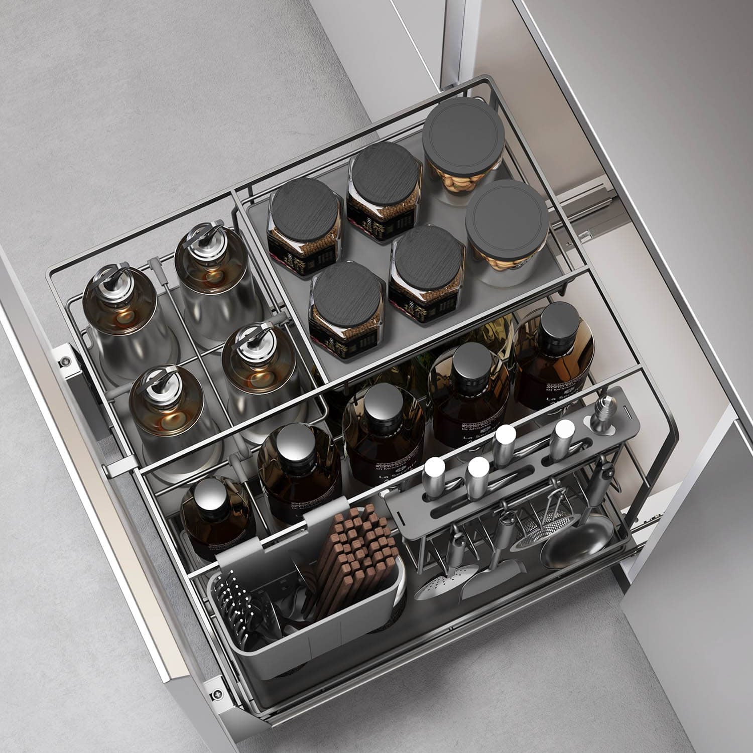 Caro Series Pull-Out Seasoning Basket