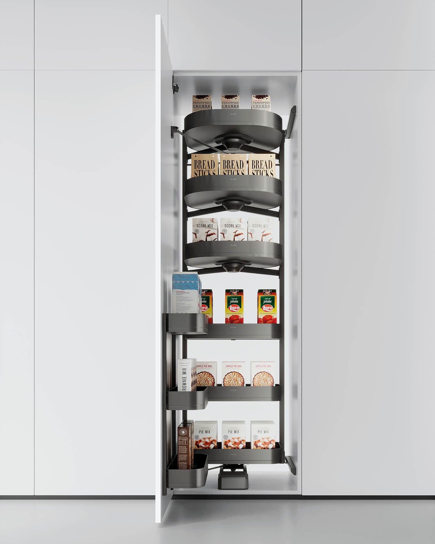 Encanto Series Rotatable Multifunctional Pantry