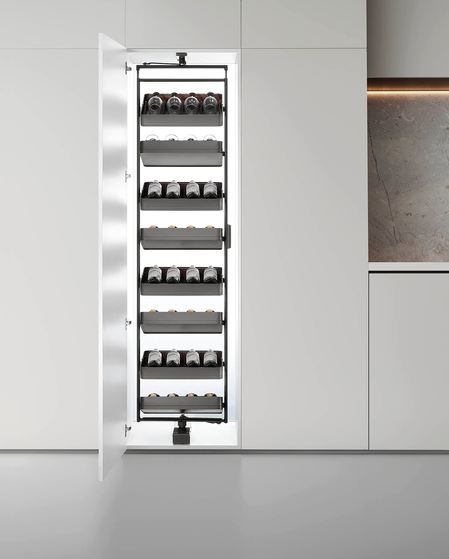 Encanto Series Rotating Bottle Rack - 8 Layers