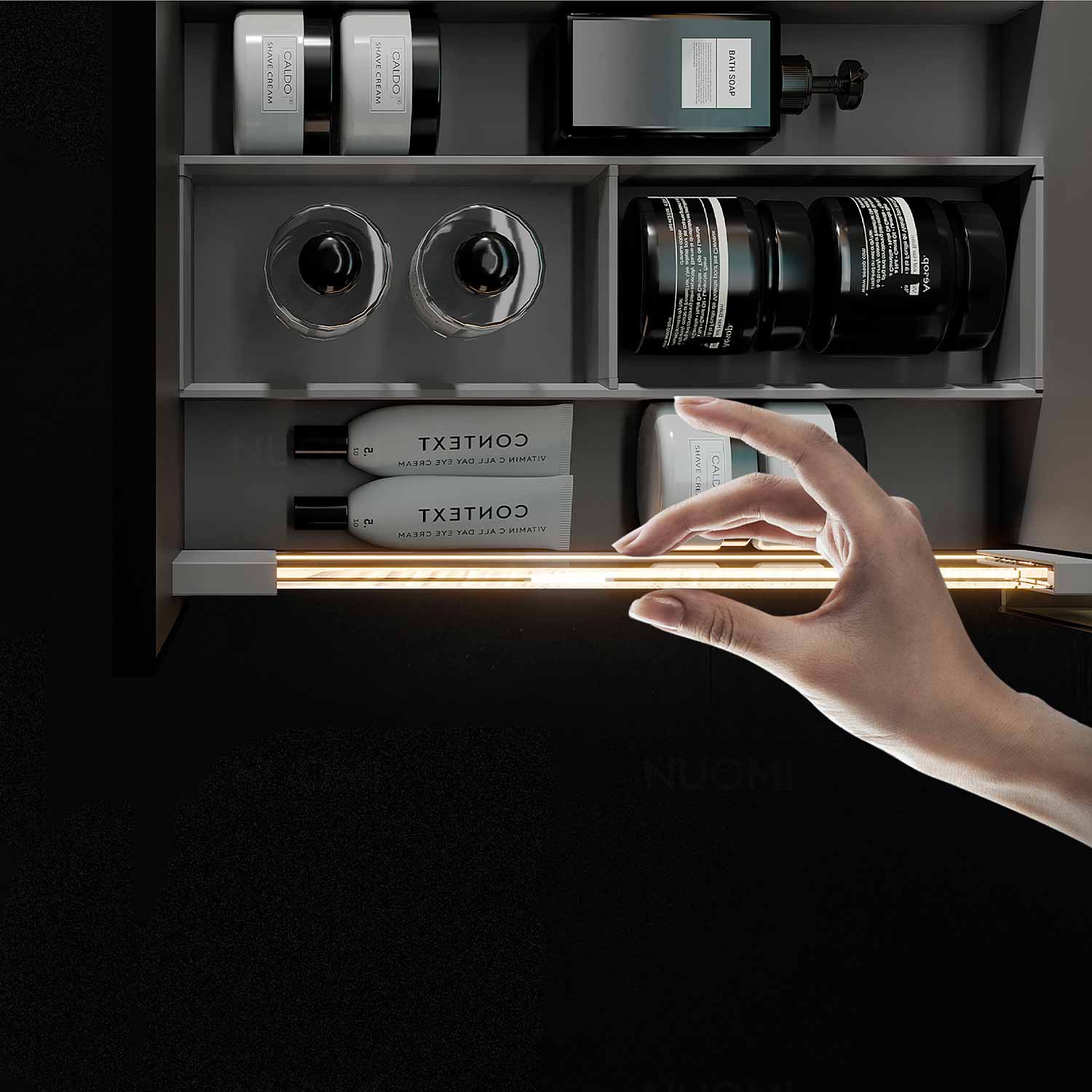 Jane Series High Glass Lighting Drawer Box