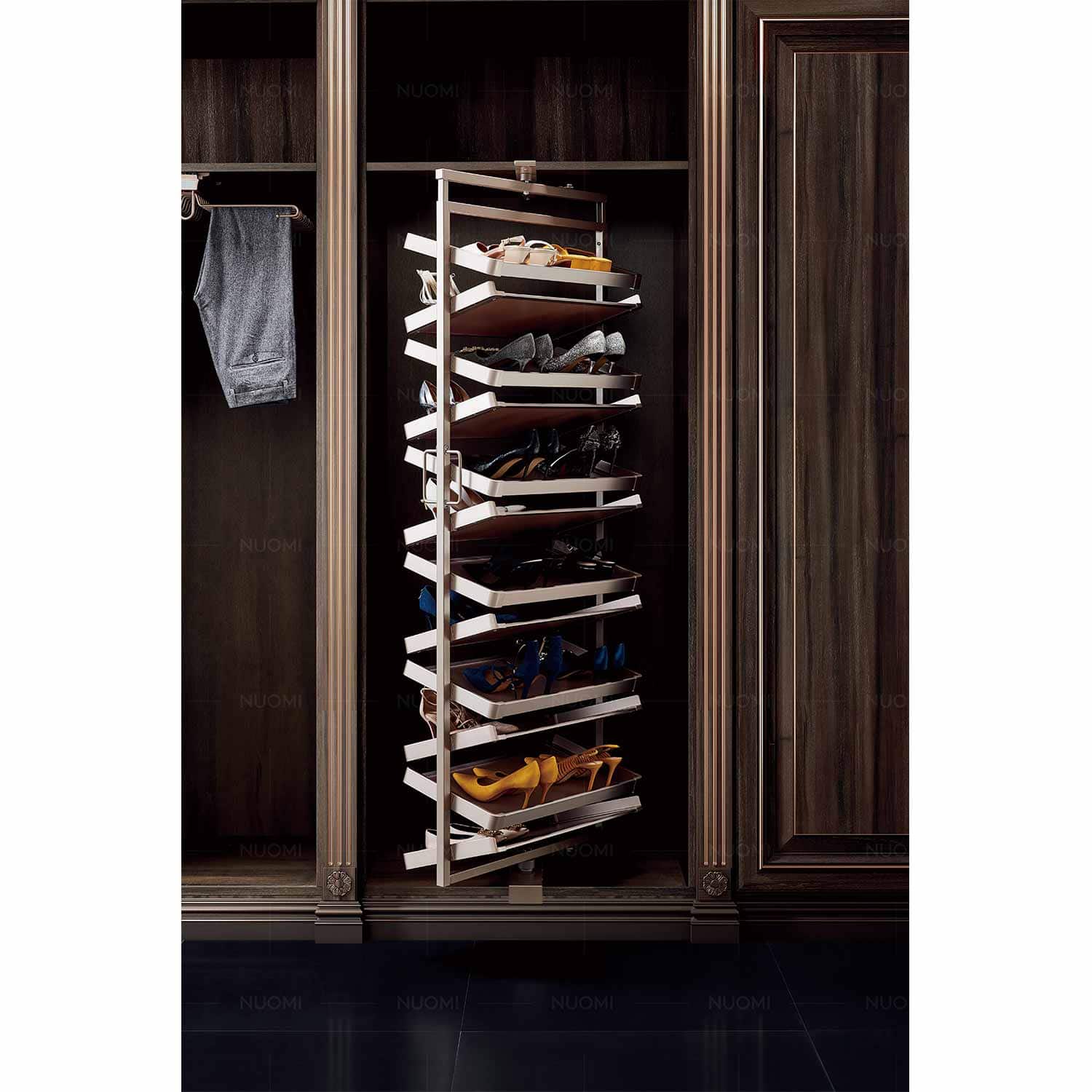 Violet Series 360° Rotatable Multi-tier Shoes Rack