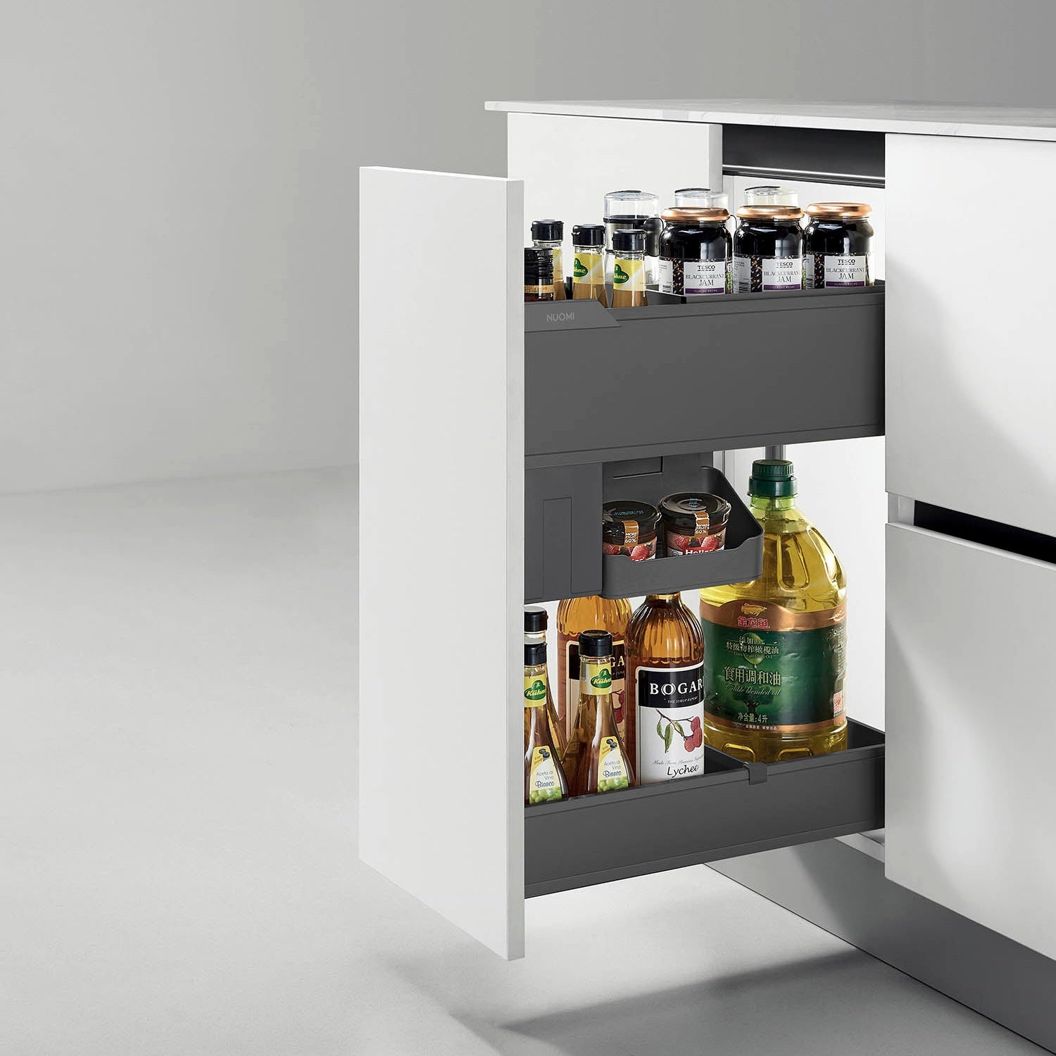Encanto Series Pull-out Seasoning Basket With Slidable Drawer