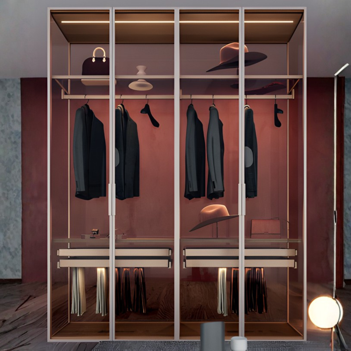 Glass Wardrobe
