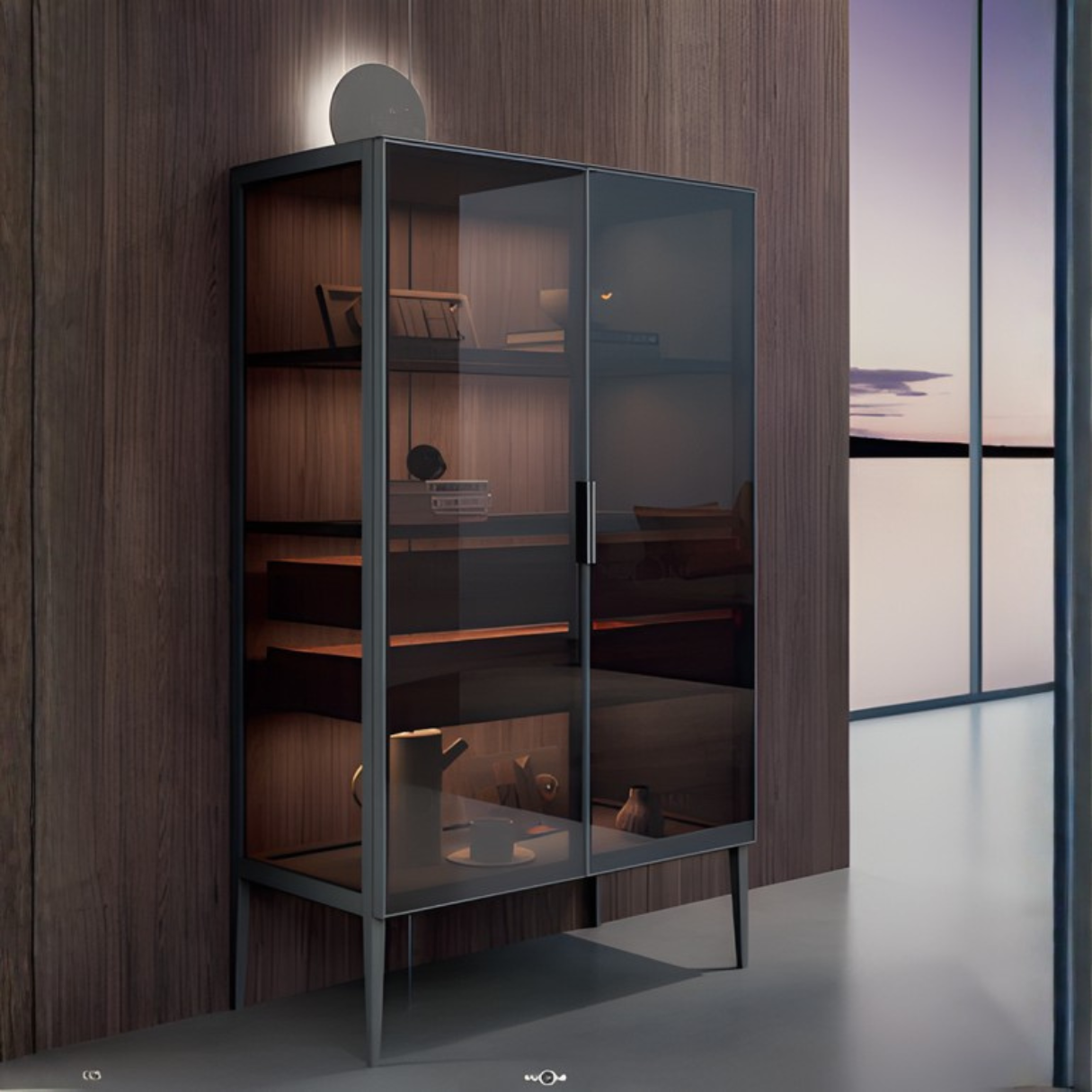 Glass Chest Of Drawer