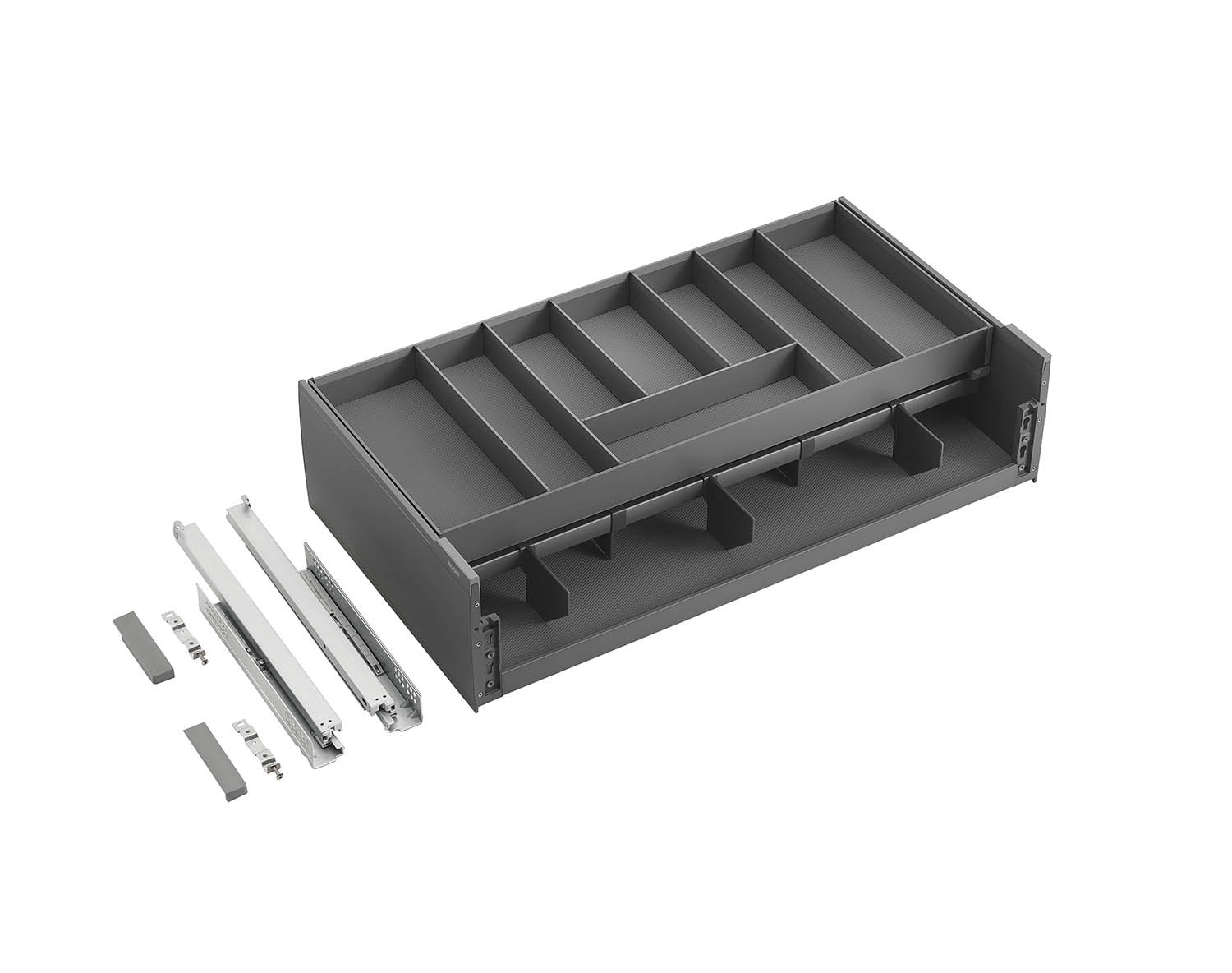 Encanto Series Pull-out Basket With Slidable Cutlery Tray